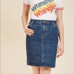 Wrangler Denim Skirt from ModCloth! NWT!!